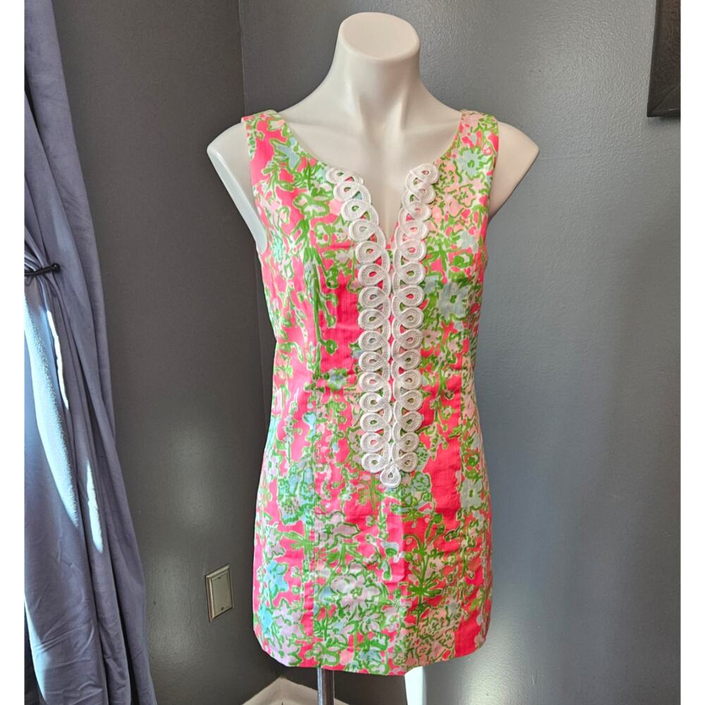 Lilly Pulitzer Women's Southern Charm Cathy Shift Dress sz 2